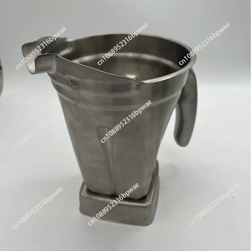 

Suitable for Vitamix machine 48oz stainless steel cup with lid set, mixing cup with cross knife holder