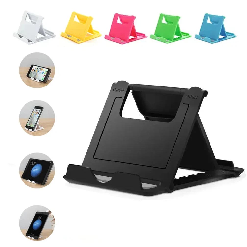 Настольная подставка для телефона, держатель для телефона с регулируемым углом наклона, универсальная подставка для смартфонов, 6 цветов, 1 шт.