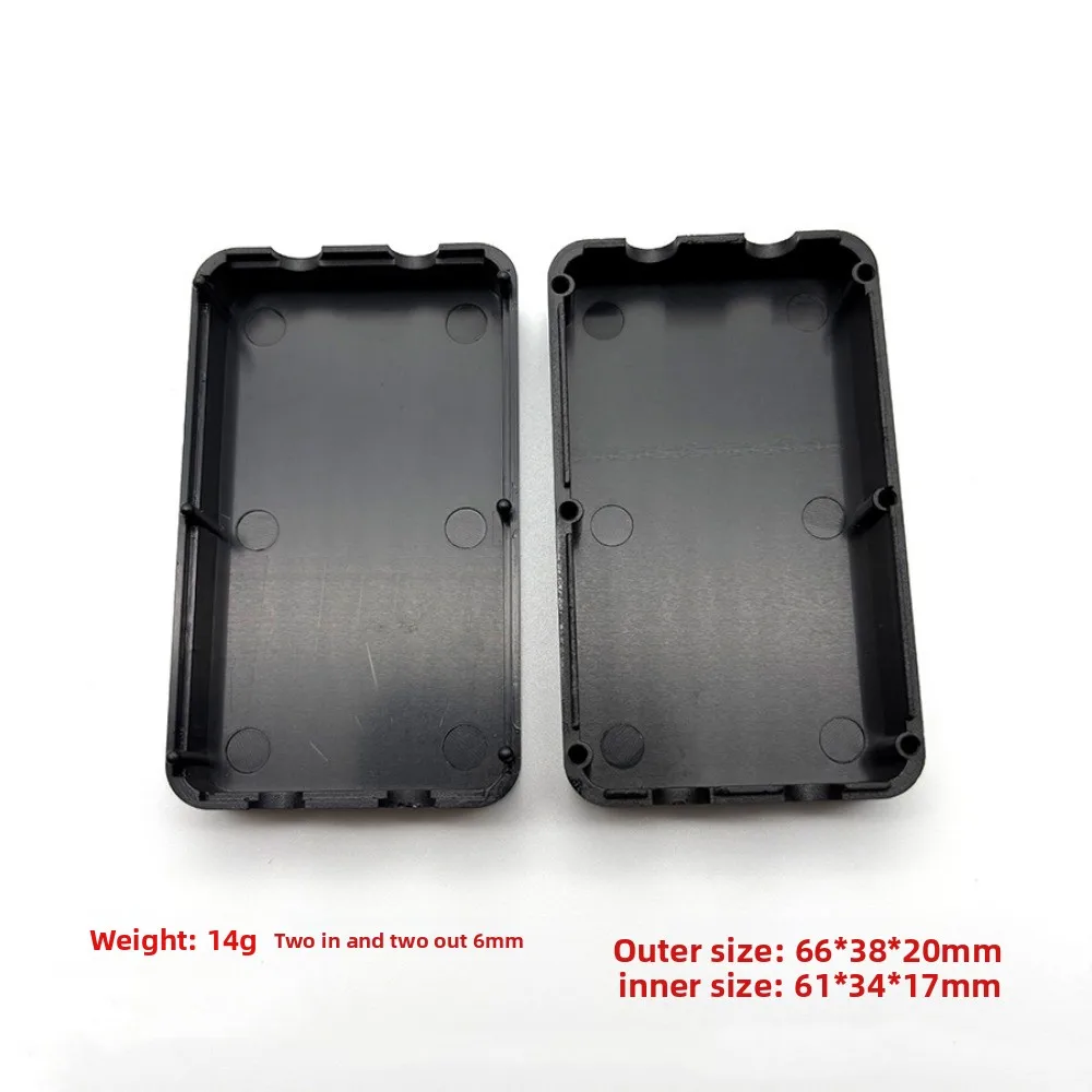 

1/4pcs Waterproof Project Enclosure Boxes Black 10 Styles Storage Case ABS Plastic Housing Instrument Case Electronic Supplies