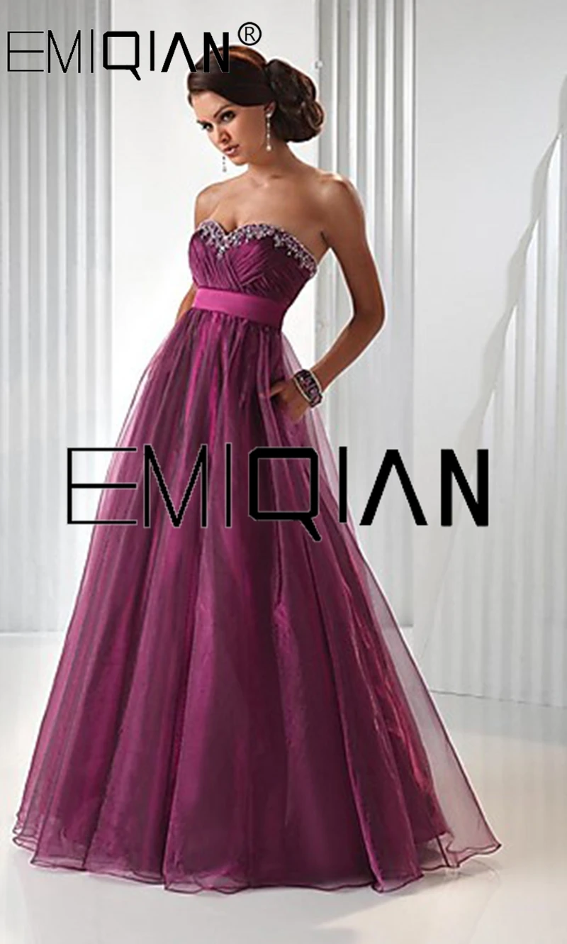 

Empire Prom Dresses Organza Prom Dresses A-line Empire Evening Dress Wedding Dress Formal Occasions Party Dress Customized