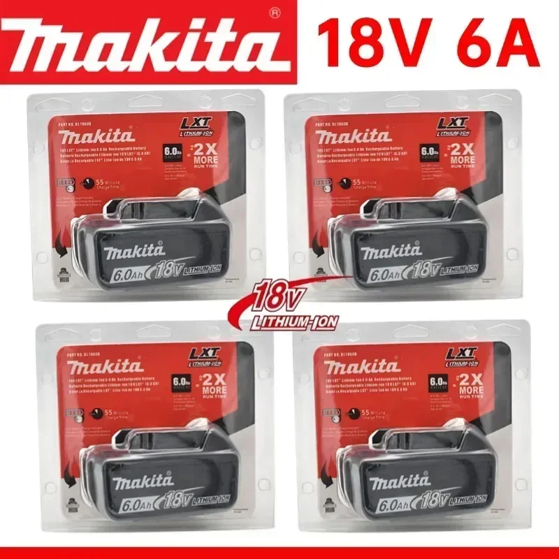100% Originele Makita 18V 6.0Ah Oplaadbare Batterij, Voor Makita BL1830 BL1830B BL1840 BL1840B BL1850 BL1850B Elektrisch Gereedschap Batterij - afbeelding 2