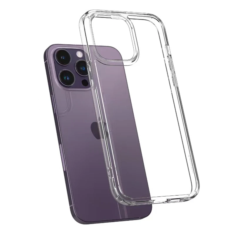 Transparent phone case For iPhone 15 14 13 12 11 Pro Max Case Silicone Soft Cover For iPhone X XS Max XR 8 7 6 Plus Back Case