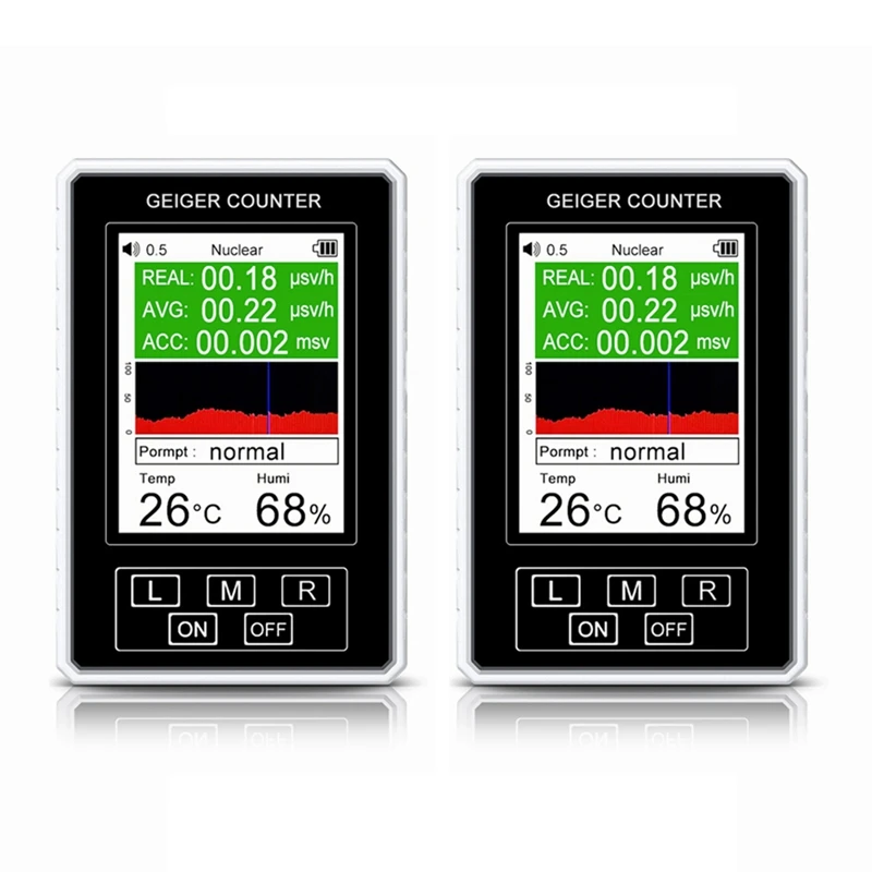 

Geiger Counter Nuclear Radiation Detector X-Ray Γ-Ray Β-Ray Detector Radioactive Tester XR-1 PRO