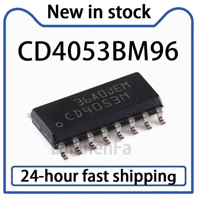 20PCS CD4053BM CD4053BM96 SOIC16 CMOS Three Channel 2-channel Analog Multiplexer Chip in Stock