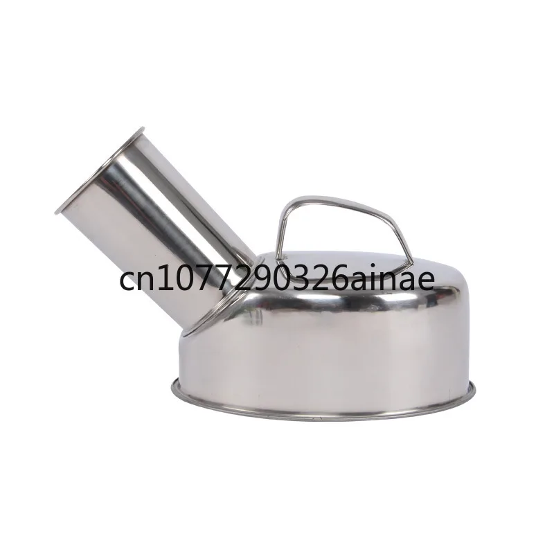 Thickened 304 Stainless Steel Urinal Men's Urinal Patient Bedpan Household Elderly Chamber Pot Portable Urinal