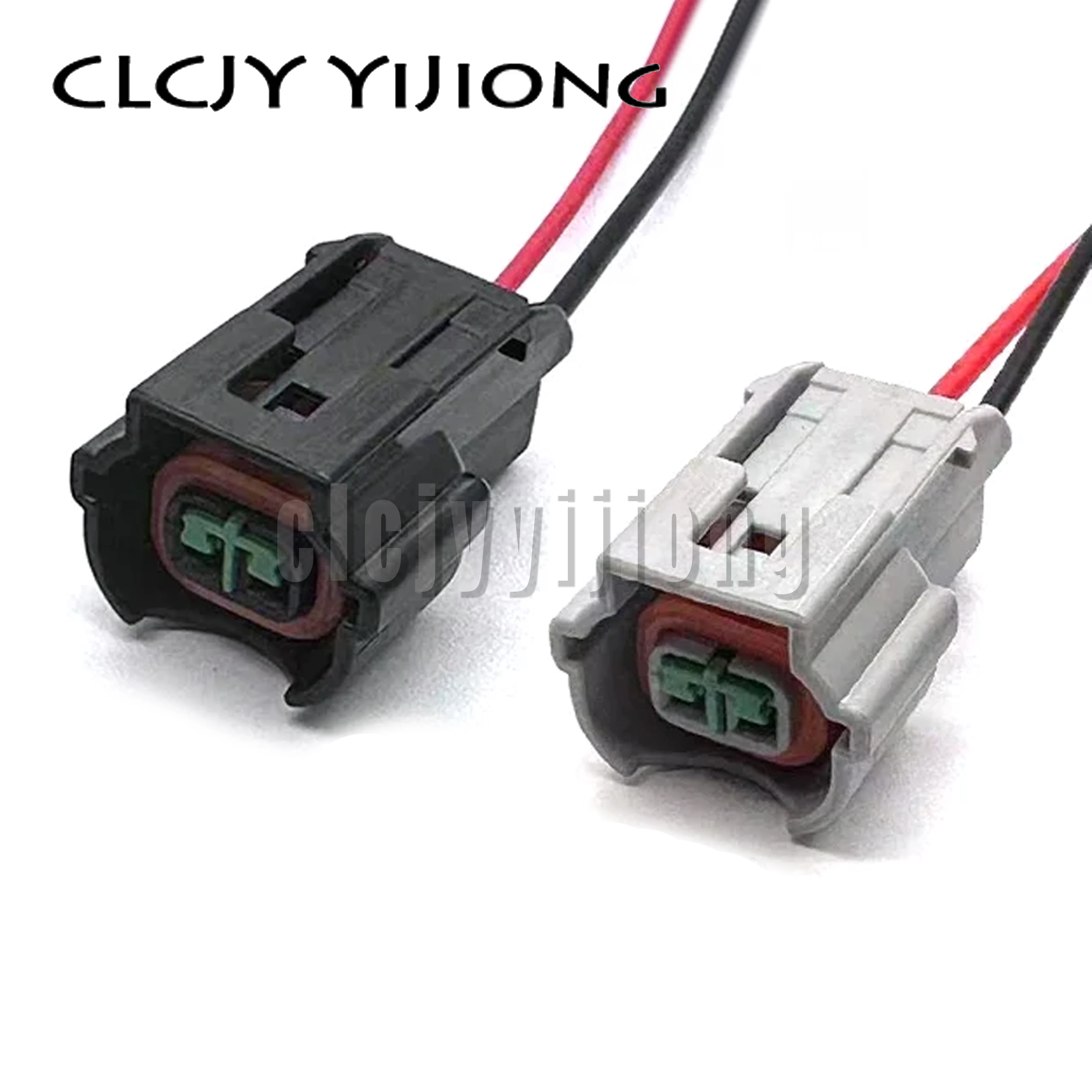 1 Set 2 Pin PU465-02127 PU465-02627 Black Gray Female Car Waterproof Auto Fuel Injector Plug Connector for Elantra Sonata