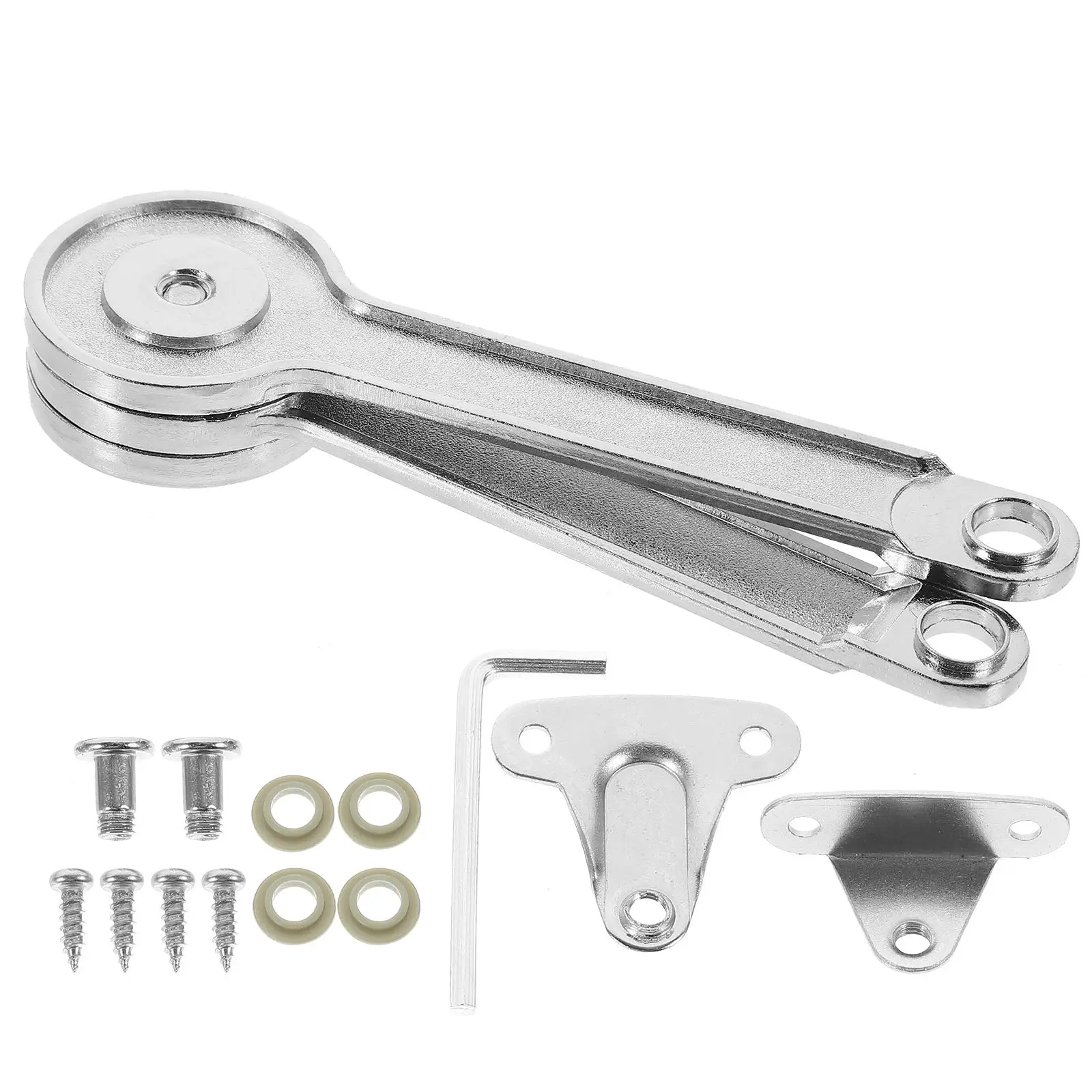 

2Pcs Hydraulic Support Rod Ultra Hinges Box Cover Safe Softer Close Zinc Alloy Lid Stay Chest Furniture Hinge Toy Box