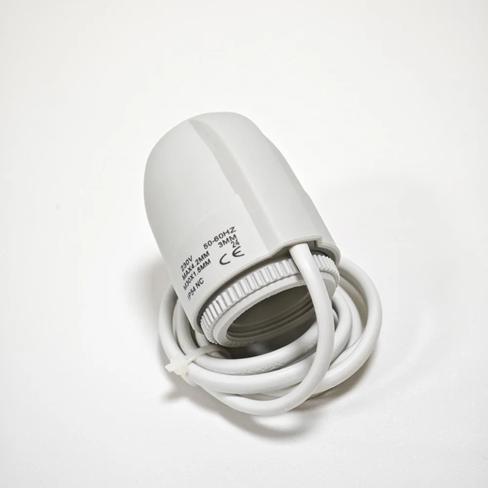 床暖房用電動アクチュエータ-hvacシステム用-ac230v-ip54筐体付き-自動温度調節機能付き