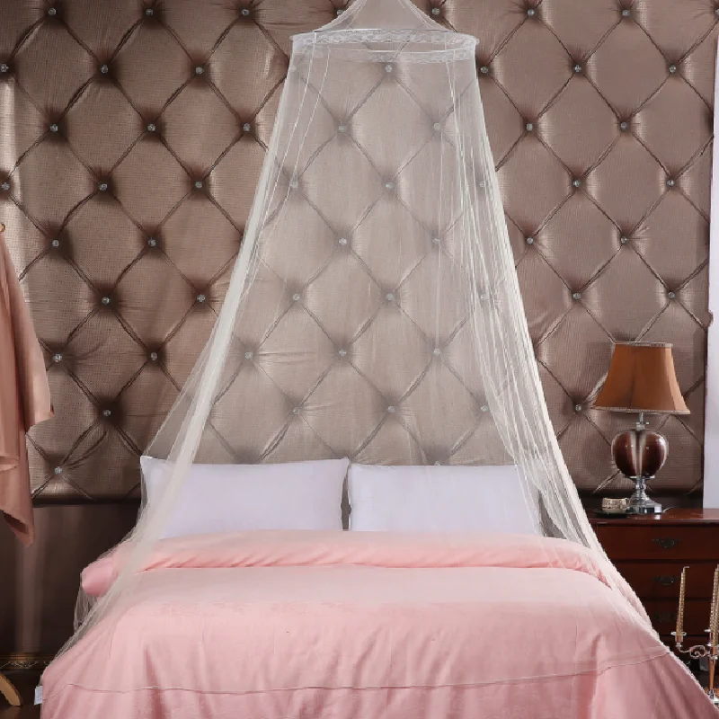 Summer Hung Dome Proof Tent  Mosquito Net Double Bed Curtain Nets Home Adults Bedroom Baby Bed Mosquito Net  Hanging Decoration