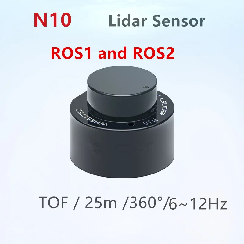 N10 Indoor outdoor wodoodporny 25m czujnik Lidar 360 ° TOF przeciwodblaskowy laserowy radar wsparcie ROS2 wsparcie techniczne i dokumentacja
