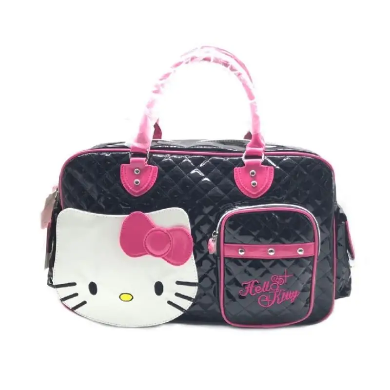 Hello Kitty torebka Sanrio torba podróżna Anime torba na zestaw kochanie Hottie Y2K Girl Crossbody Pu torba o dużej pojemności hurtowa