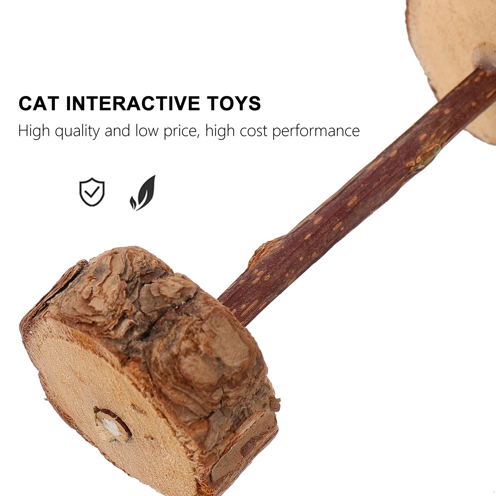 Cat Silvervine Sticks Dumbbell Toy Dumbells Playing Rabbit Kitten Interactive Pets Accessories Toys