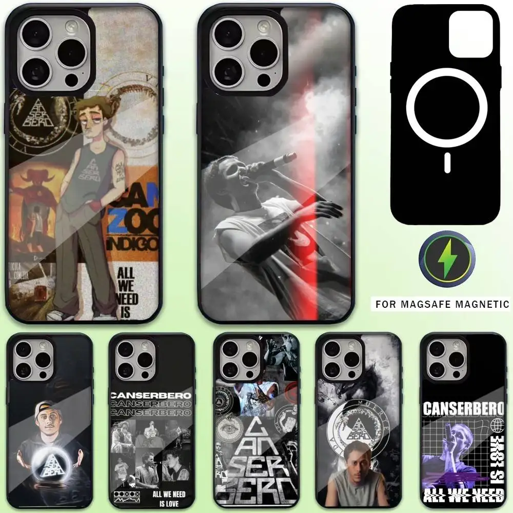 

Residente Canserbero Coque Phone Case For iPhone17,16,15,14,13,12,11 Plus,Pro Max Magnetic For Magsafe Wireless Charging