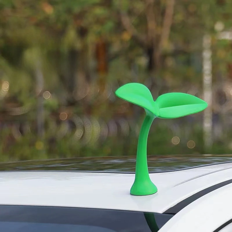 Car Roof Sapling Decorative Sticker Suitable for All Seasons Cute Three Dimensional Waterproof Household Use