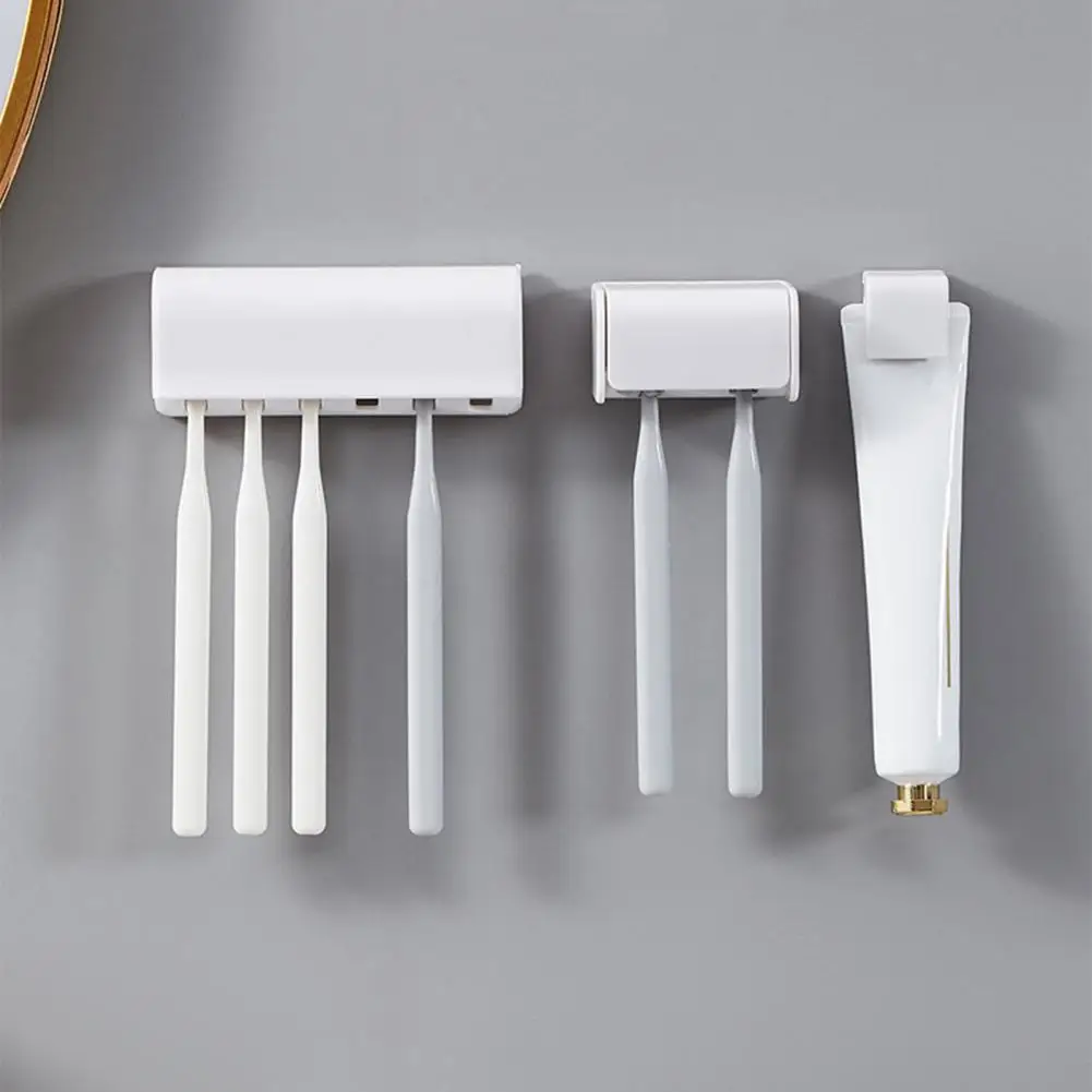 Portaspazzolino appeso portaspazzolino moda PP facile installazione elegante Organizer per spazzolino da denti per la cucina