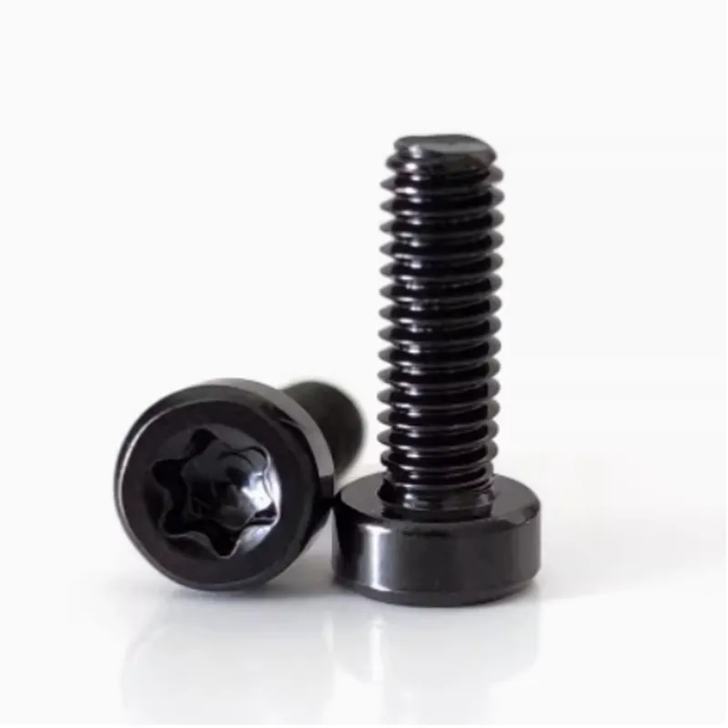 5-50pcs Stainless Steel Black Colour Thin Torx Cap Head Allen Screw M3 M4 M5 M6 M8 Torx Socket Thin Low Short Head Cap Screw