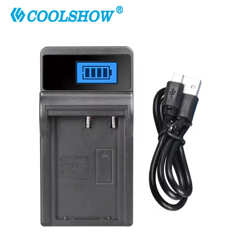 NP FS11 Battery Charger NPFS31 FS21 FS11 For Sony CCD-CR1 CR5 CR5E DCR-PC1 PC2 PC3 PC4 PC5 NPFS11 Camera  Accessories