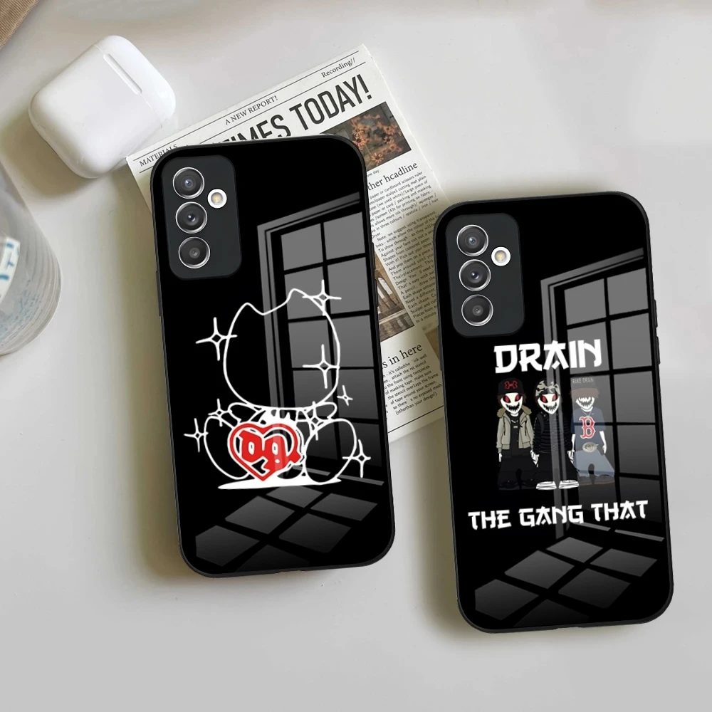 Drain Gang Phone Case For Samsung S24 Ultra S23 Fe S22 S20 S21 Galaxy A54 A34 A24 A53 A16 A13 A14 Glass Cover