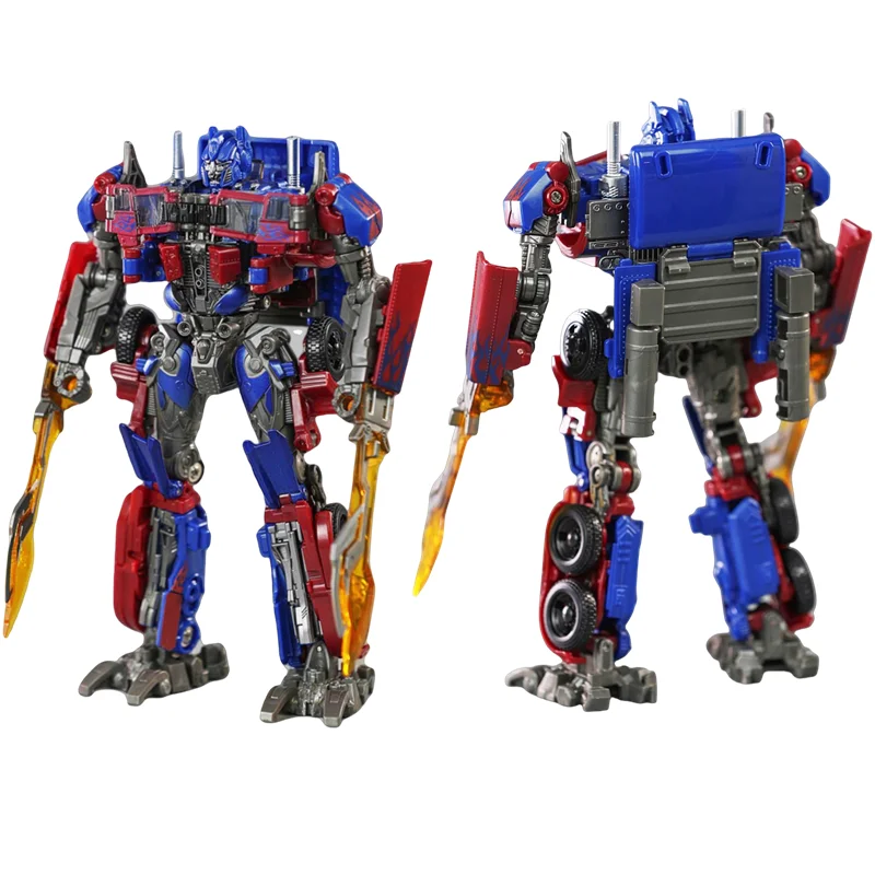 Brinquedos Robô de Transformação Optimus Prime ‌   Commander AOYI BMB Action Figure Modelo Deformação Cabeça de Caminhão Liga Edição Robô Carros