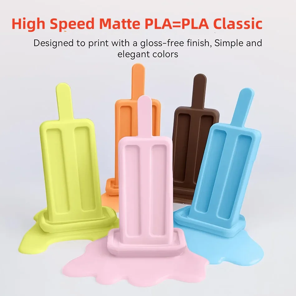 JAYO 3D Printer High Speed Matte PLA  Filament 1.75mm 300-600mm/s Print Range High Flow Speedy PLA 3D Printer Filament for 3D