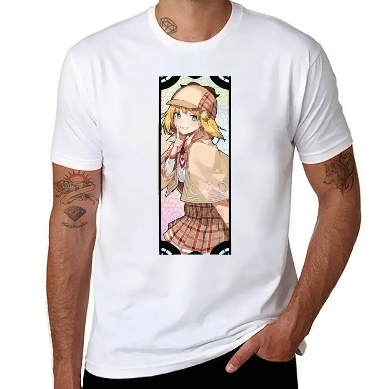 

Watson Amelia Myth - Hololive #hololiveEnglish #holoMyth T-Shirt man graphic t shirt t shirts with prints T-Shirt