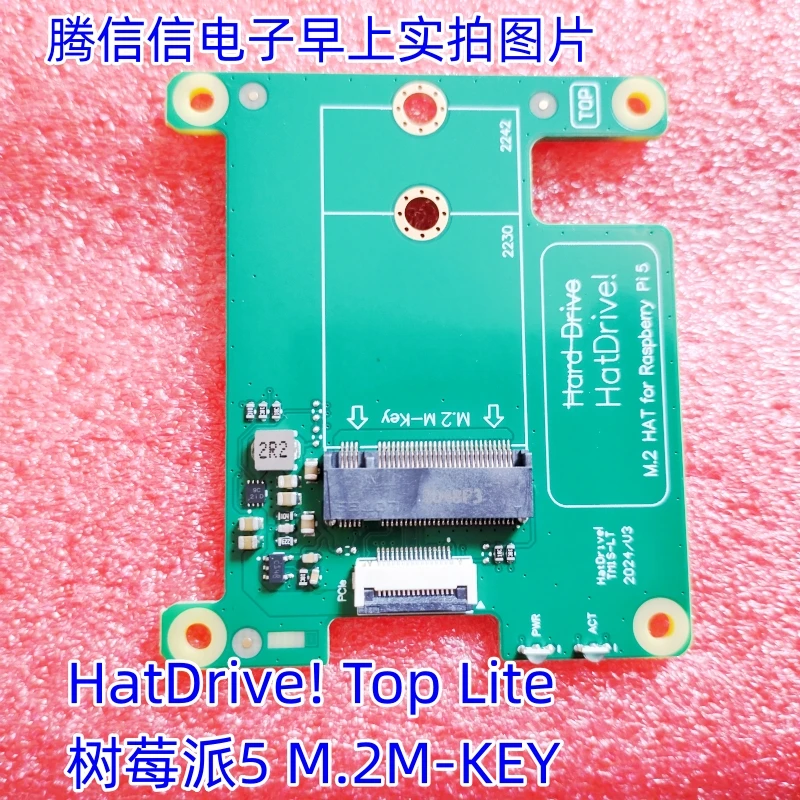 

HatDrive! Top Lite (NVMe 2230, 2242 GEN 3) Raspberry Pi 5