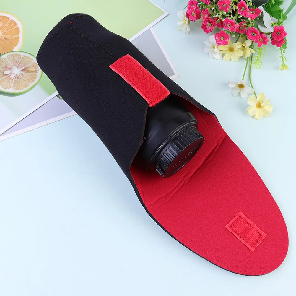 

3Pcs Camera Lens Pouch Thickened Elastic Neoprene Lens Case Anti-Collision Scratch Resistant for Outdoor Photography Lightweight
