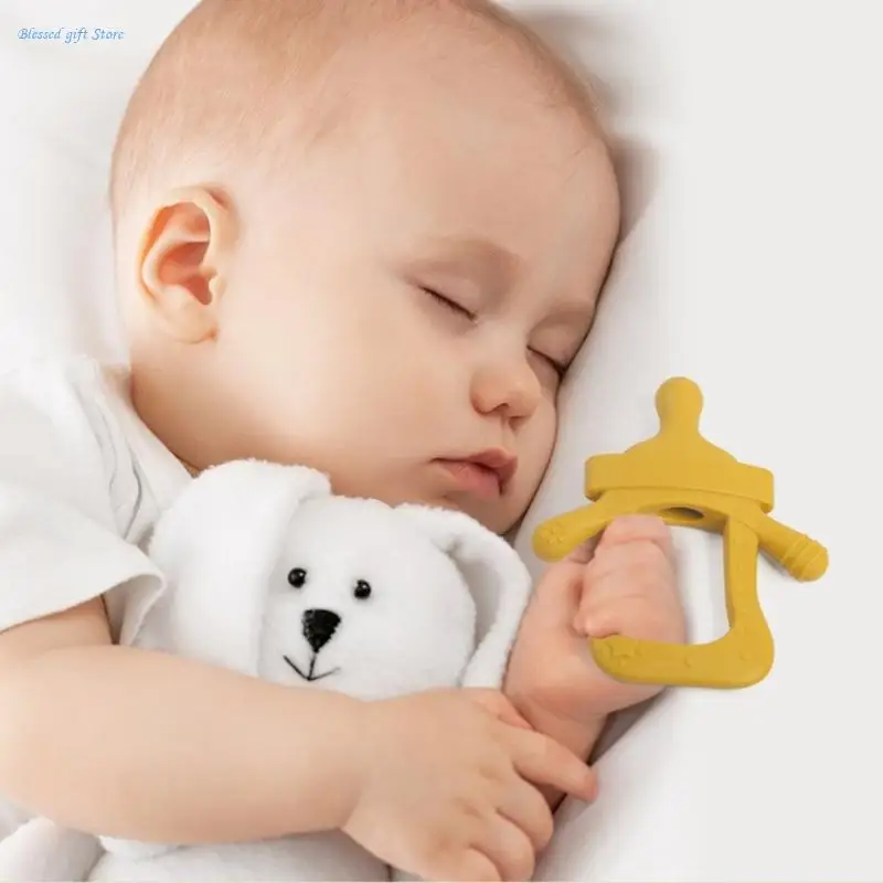 

Baby Pacifier Molar Rod Necklace Teether Pendant Toddler Sensory Soft Teethers