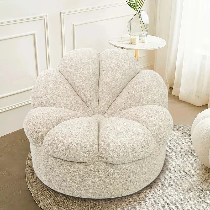 

Cream Wind Sun Petal Chair Bedroom Sofa Chair