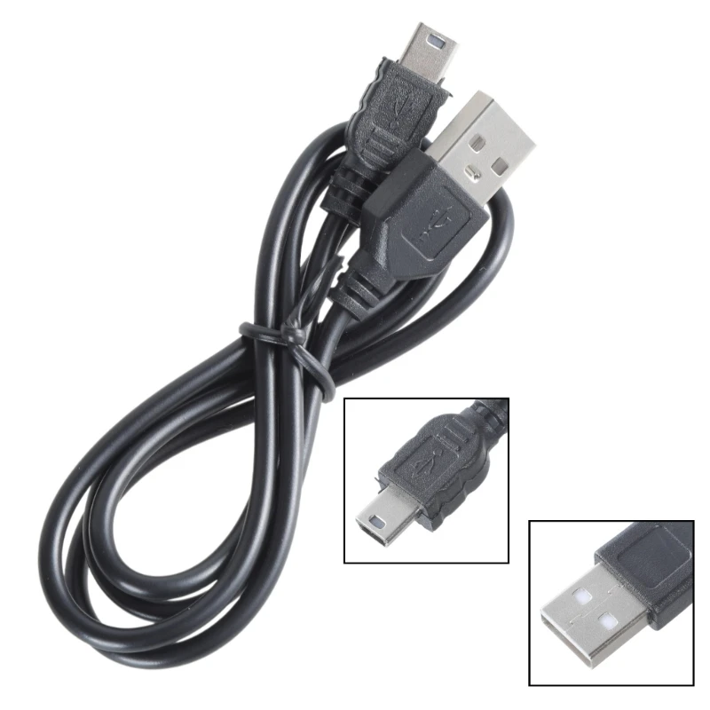 Lot USB 2.0 Male A to Mini 5 Pin B Data Sync Charger Cord Charging Cable Adapter
