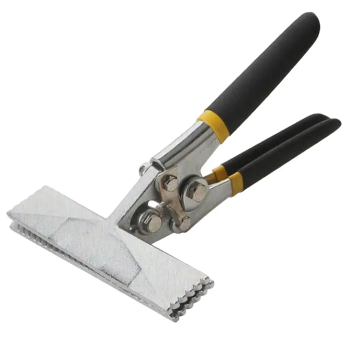 HGHO Hand Seamer, 6 Inch Straight Jaw Sheet Bender Tools for Flattening Metal, Bending Pliers with Dipped Cushion Handle