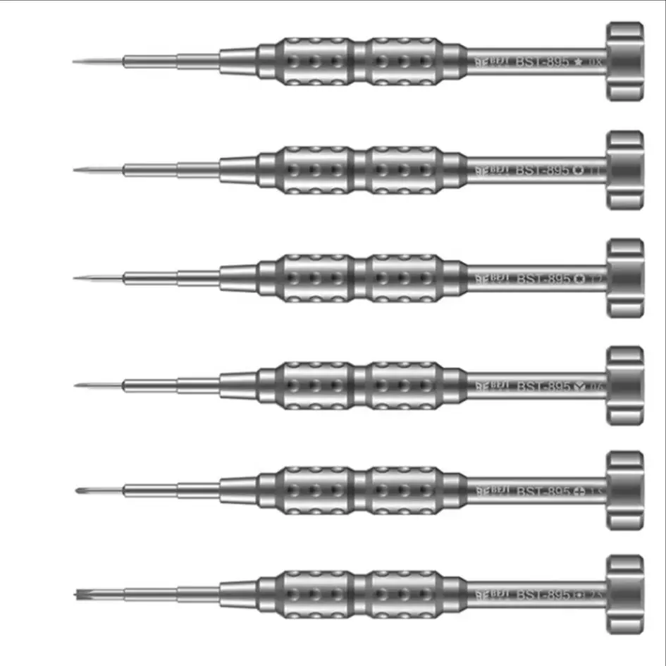 Original Best 895 Screw Driver Torx T1 T2 0.6Y 1.5 Phillips 0.8 Pentalobe M2.5 Screwdriver For Mobile Phone iPhone Repair Tool