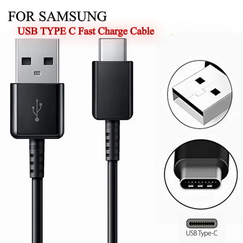 Original TYPE C Cable 1.2M Fast Charger Data Line For samsung Galaxy S8 S9 S10 S21 Ultra Note 8 9 10 A54 A53 5G A60 A71 A52 A21S