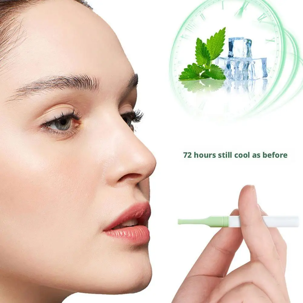 Mint Sigaret Vervanging Stok Rookloze Air Inhalator Adem Stop Roken Verslaving Roken Verlichten Vaping Tool Verse Hulpmiddel
