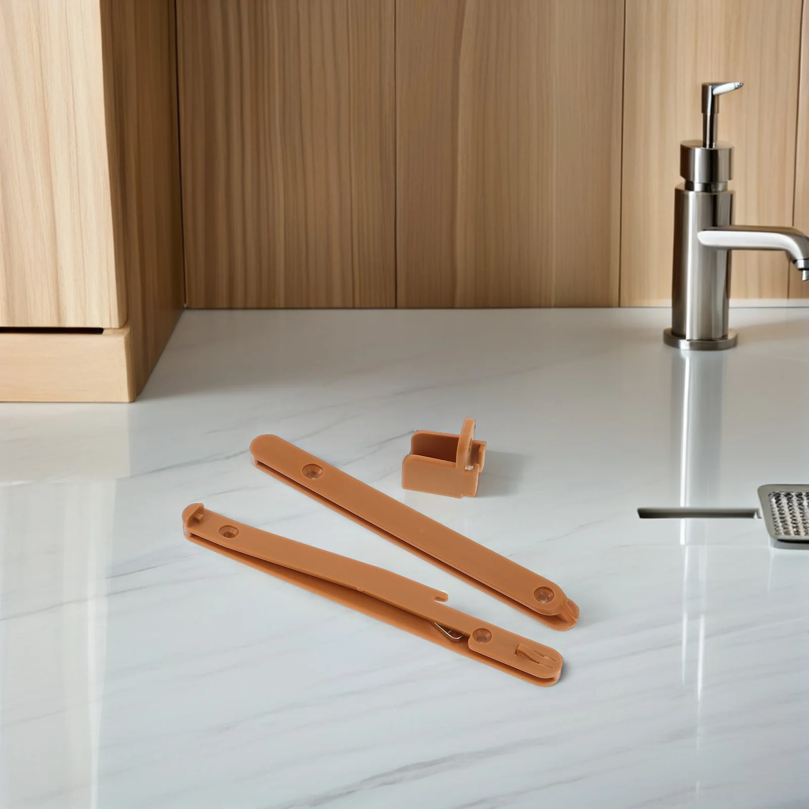 

2 set Adjustable Baby Rail Connector Durable Plastic Crib Fence Lifter For Diy Cabinet Furniture Rail Connection Crib Safety