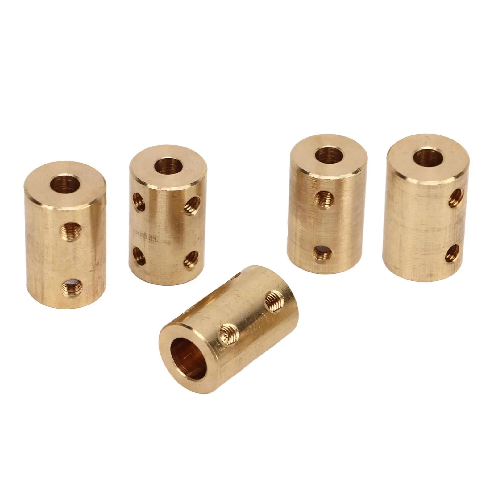 Durable Brass Rigid Cylindrical Coupling for Motors - Wear Resistant Burr Design