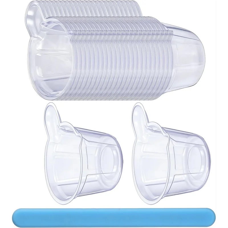 

BAAJ-Jewelry For Mixing Paint Resin Measuring Cups 100 Pcs 40Ml With 1 Silicone Stir Stick Multipurpose Dispensing Cup
