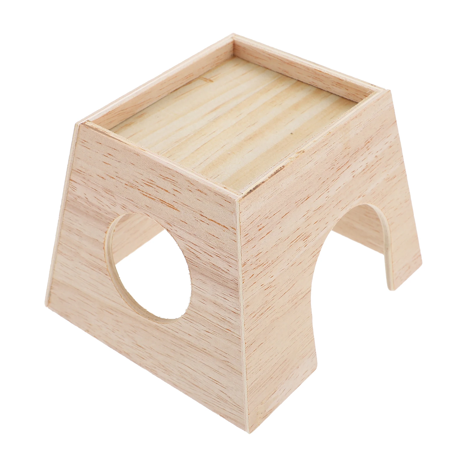 

Wooden Toy Small Pets Hideout Durable Hamster Roosting Incubation Pet NestFunny MultiPurpose Safe BiteResistant
