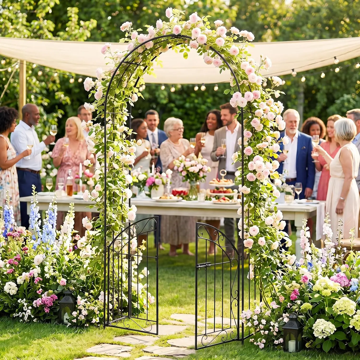 Garden Arch with Gate, 79