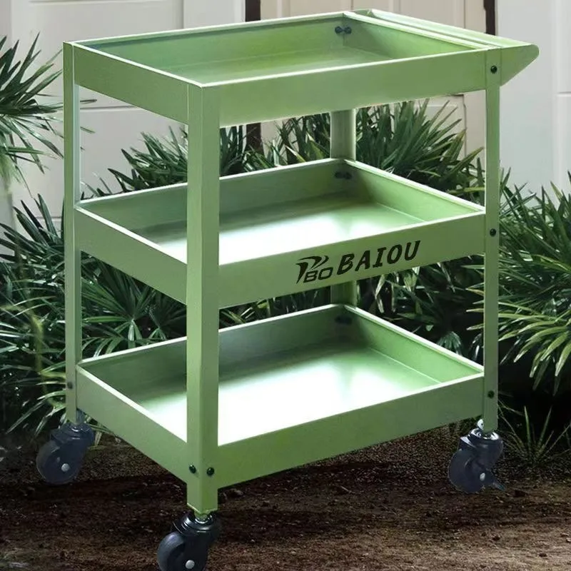 Thickened Luxury Salon Trolley Nordic Three-Layer Salon Trolley Storage Set Nice Commercial Furniture ZY40TC