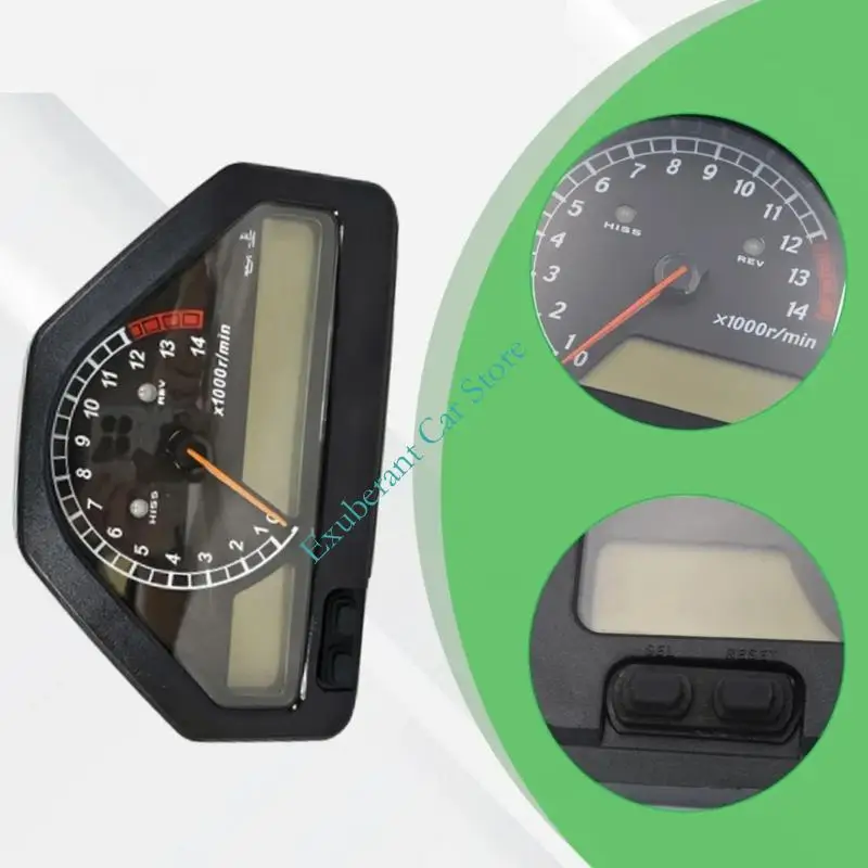 LCD Display Motorcycle Tachometer Speedometer Waterproof Motorcycle Dashboard Speed Meter for Motor CBR1000RR 2004-2007 Models