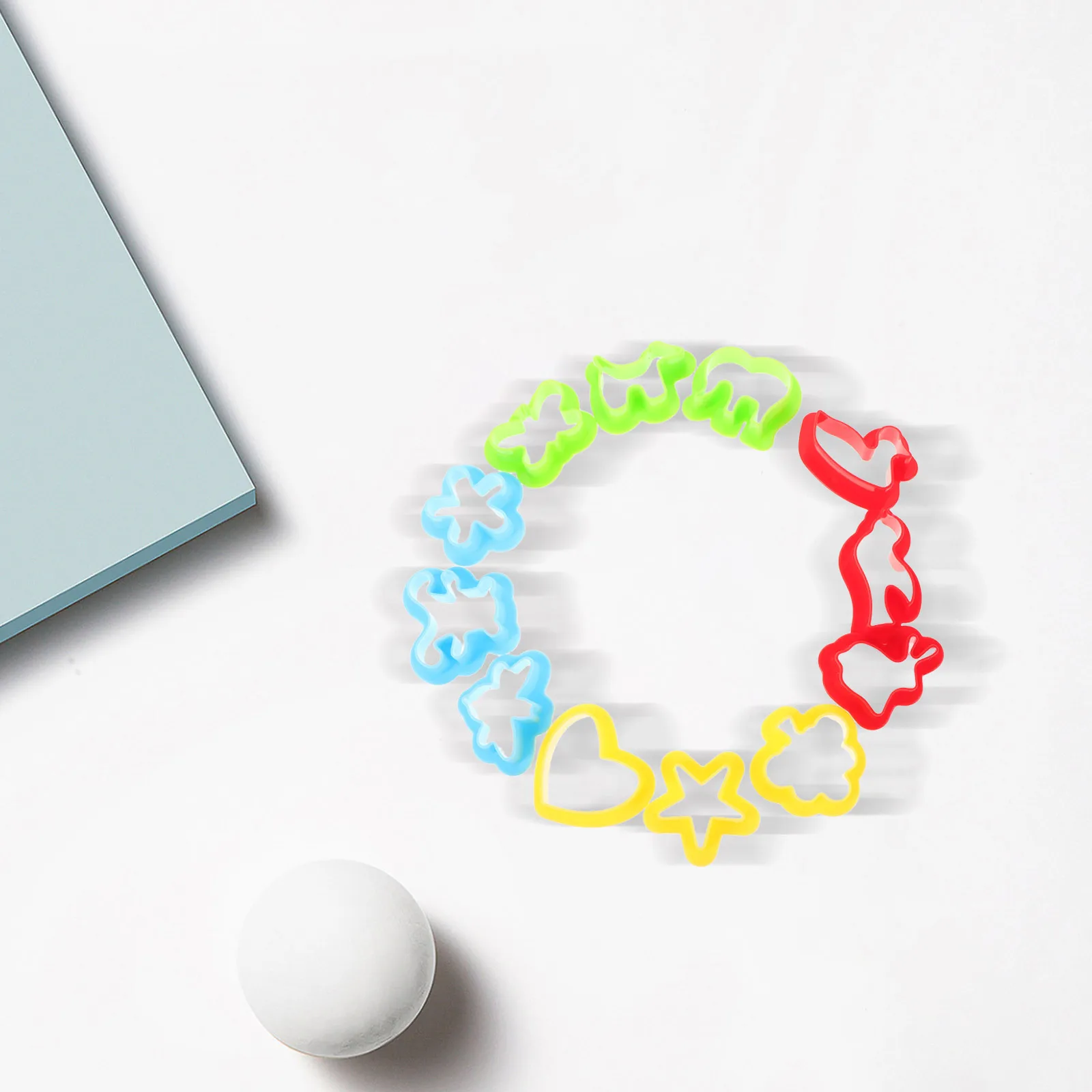 12 pezzi set di stampi in argilla colorata per bambini strumenti di goffratura in argilla di gomma fai da te attività di apprendimento creativa kit artigianale bambini modellazione divertente