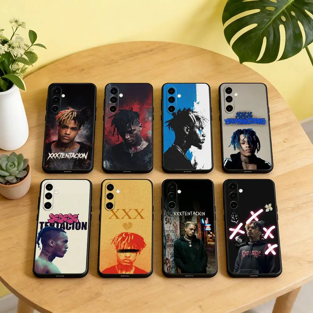 X-XXXTentacion Rapper Phone Case For Samsung Galaxy A73,A72,A71,A70,A53,A52,A51,Others Soft Black Cover