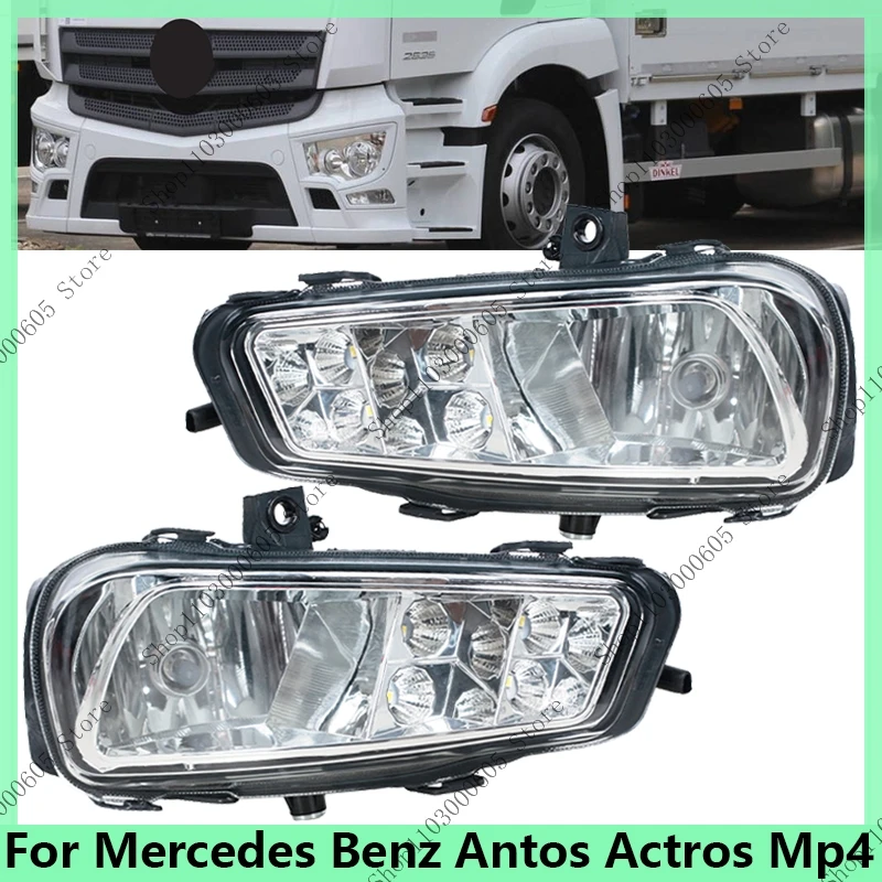 

Car Front Bumper Fog Light For Mercedes Benz Antos Actros Mp4 Truck Led Fog Lamp A9608202256