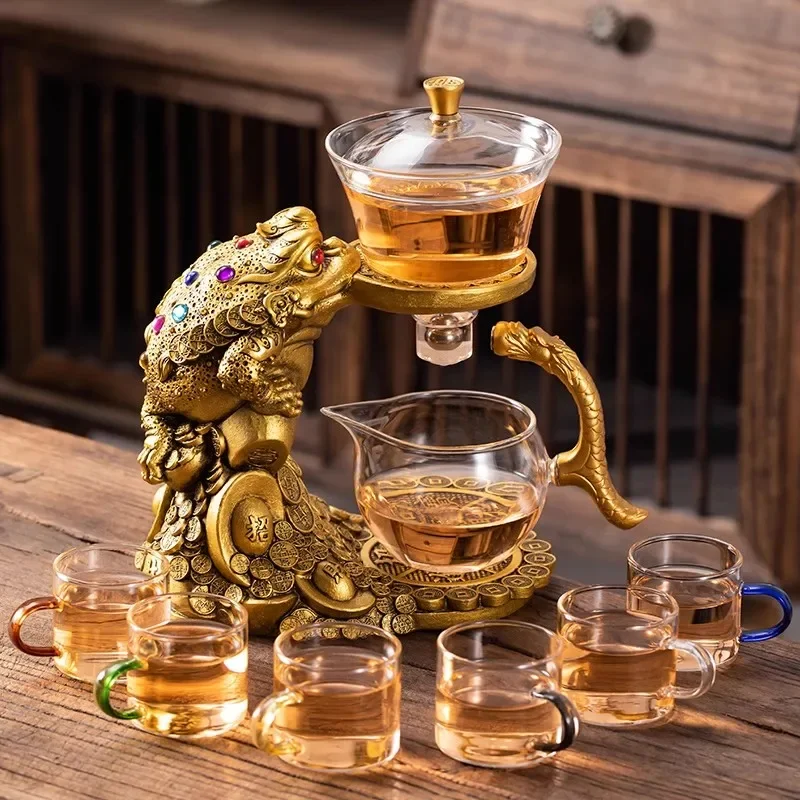 Creative  Glass Teapot Drinking Heat-resistant Glass Teapot Infuser Tea Turkish Drip Pot Base For Tea Coffee Maker