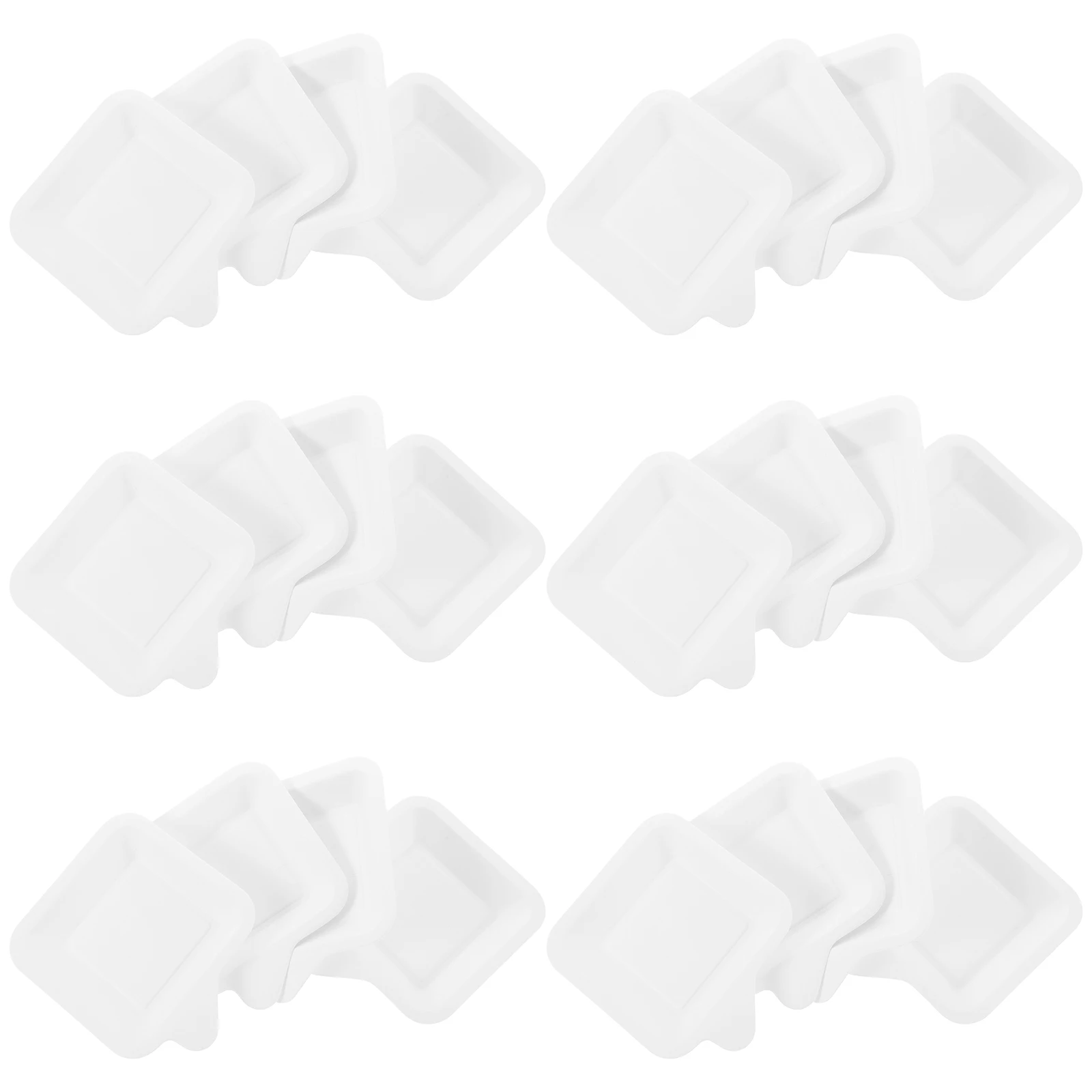 

100 Pcs Cake Paper Plates Dinner Size Eco Friendly Disposable Party Plates Square Safe Biodegradable One Time Use Kitchen Bar
