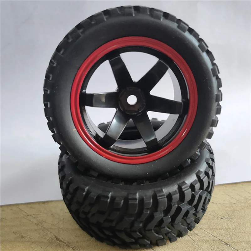 

A13Q-40X For 1:10 Rally Car 75Mm Rubber Tires And Wheel Rims For 1/10 Scale HSP 94123 HPI Kyosho Tamiya RC On Road Car