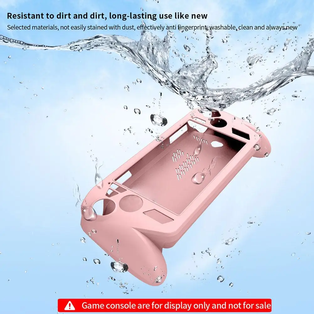 حافظة غطاء قبضة اليد لوحدة التحكم في الألعاب ROG Ally X غطاء حماية من مادة TPU غطاء تبريد حامل ﻿
