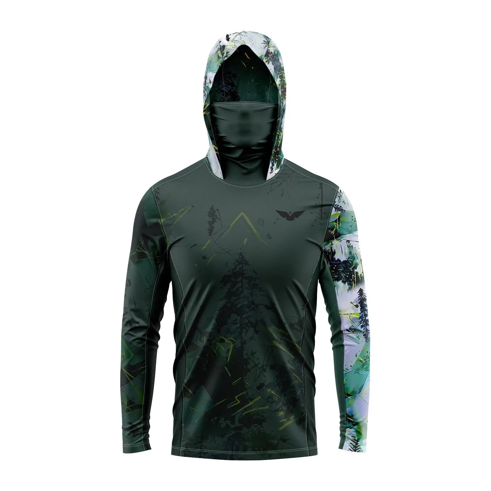 2026 Summer New Style Men's Long-Sleeved Shirt with 3D Fishing Pattern Print Breathable and Comfortable for Outdoor Activities image 5