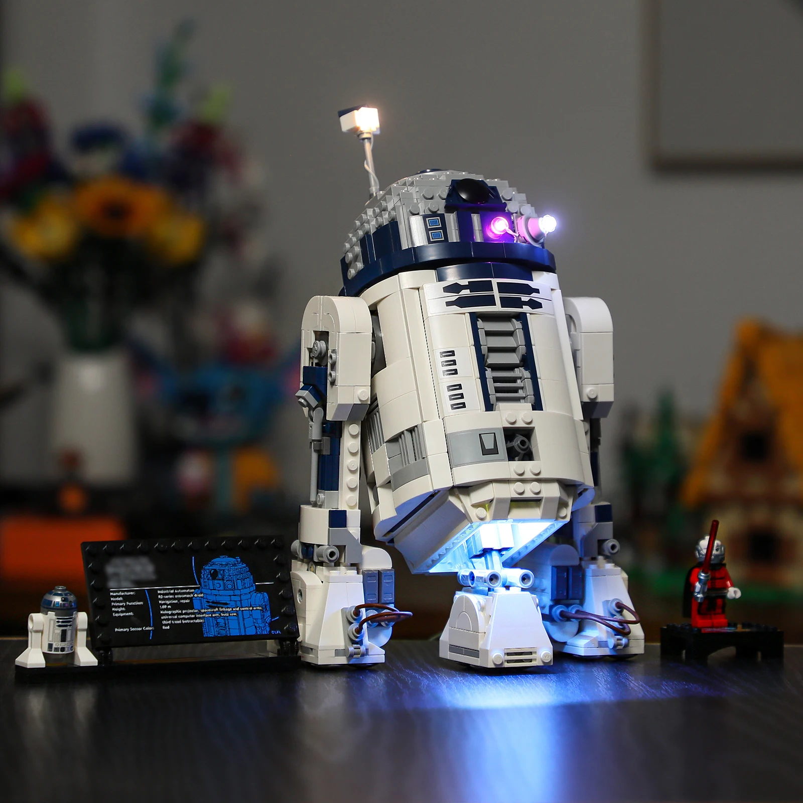 (Not the Building Blocks) 5v LED Light For Lego Star Wars 75379 R2-D2 Droid Light Up your Model Decorative Lamp